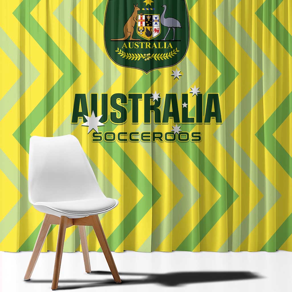 Australia Socceroos 2025 Window Curtain Forever Golden - Wonder Print Shop