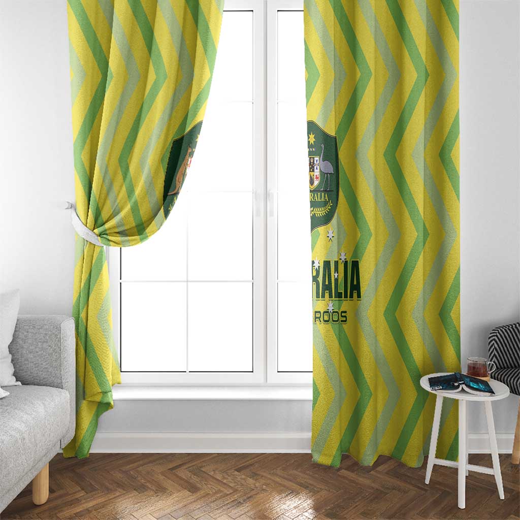 Australia Socceroos 2025 Window Curtain Forever Golden - Wonder Print Shop