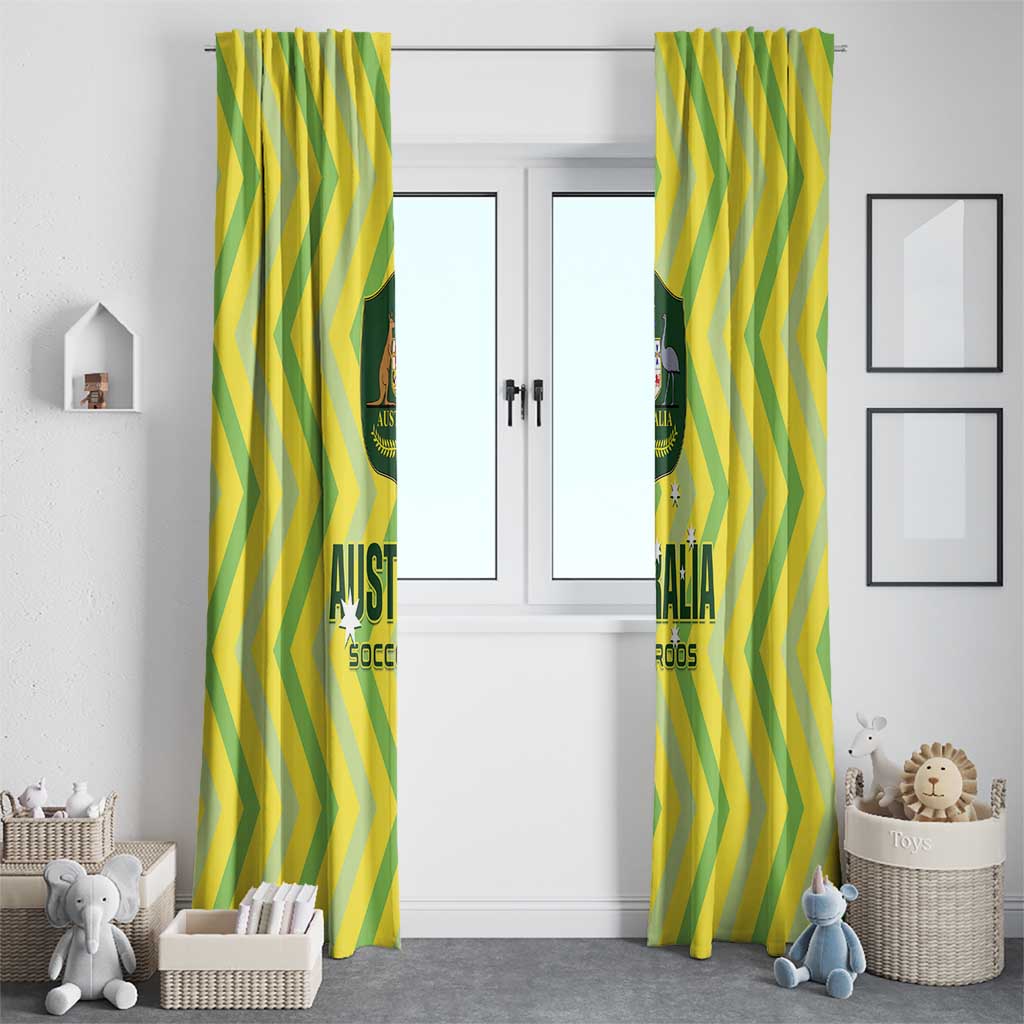 Australia Socceroos 2025 Window Curtain Forever Golden - Wonder Print Shop