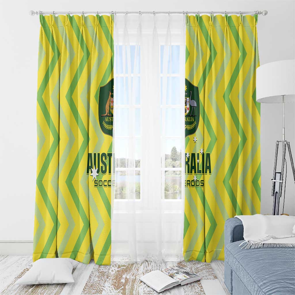 Australia Socceroos 2025 Window Curtain Forever Golden - Wonder Print Shop