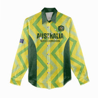 Australia Socceroos 2025 Women Casual Shirt Forever Golden - Wonder Print Shop