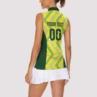 Australia Socceroos 2025 Women Sleeveless Polo Shirt Forever Golden - Wonder Print Shop