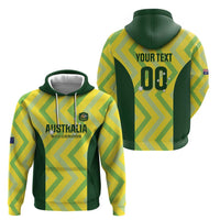 Australia Socceroos 2025 Zip Hoodie Forever Golden - Wonder Print Shop
