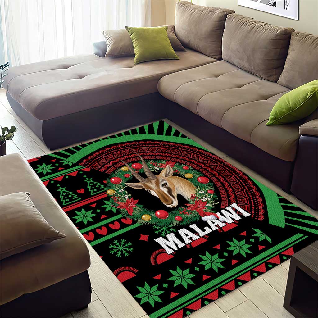 Malawi Christmas Area Rug Thompson Gazelle - African Pattern - Wonder Print Shop