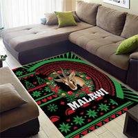 Malawi Christmas Area Rug Thompson Gazelle - African Pattern - Wonder Print Shop