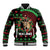 Personalized Malawi Christmas Baseball Jacket Thompson Gazelle - African Pattern - Wonder Print Shop