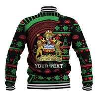 Personalized Malawi Christmas Baseball Jacket Thompson Gazelle - African Pattern - Wonder Print Shop