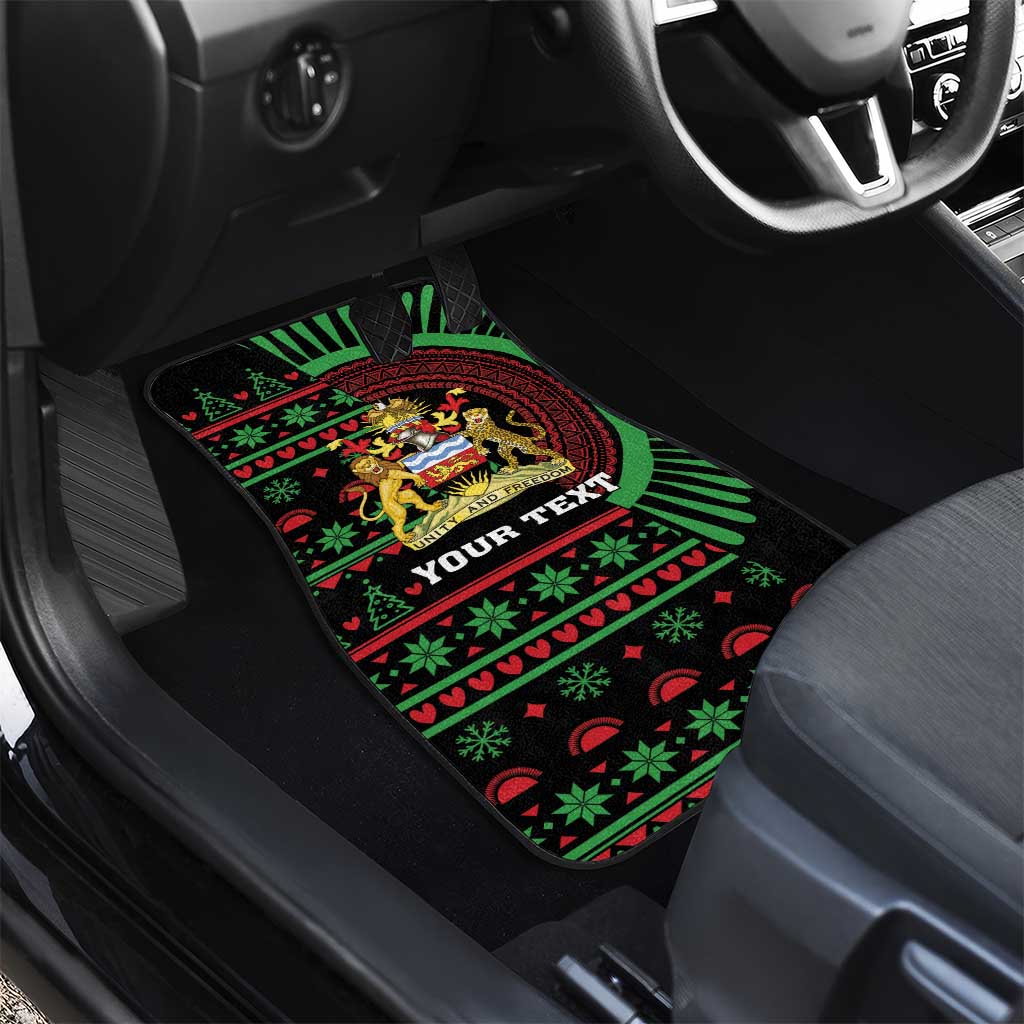 Malawi Christmas Car Mats Thompson Gazelle - African Pattern - Wonder Print Shop