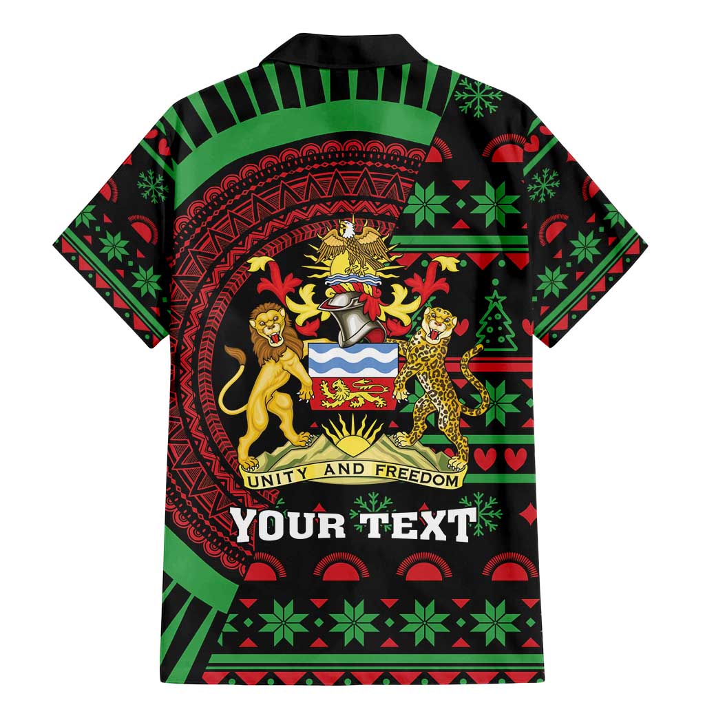 Personalized Malawi Christmas Family Matching Mermaid Dress and Hawaiian Shirt Thompson Gazelle - African Pattern - Wonder Print Shop
