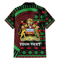 Personalized Malawi Christmas Family Matching Puletasi and Hawaiian Shirt Thompson Gazelle - African Pattern - Wonder Print Shop