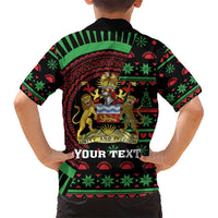 Personalized Malawi Christmas Kid Hawaiian Shirt Thompson Gazelle - African Pattern - Wonder Print Shop