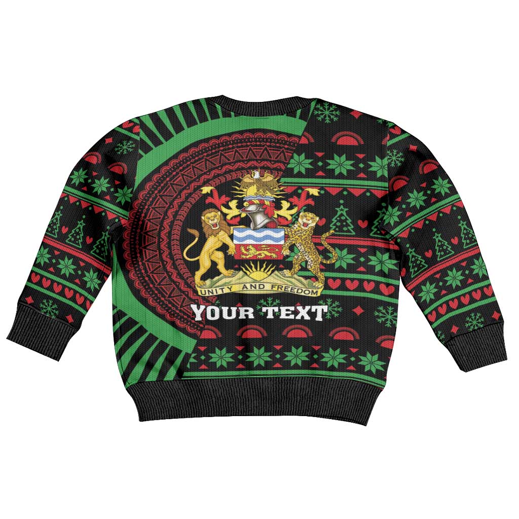 Malawi Christmas Kid Ugly Christmas Sweater Thompson Gazelle - African Pattern - Wonder Print Shop