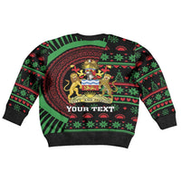 Malawi Christmas Kid Ugly Christmas Sweater Thompson Gazelle - African Pattern - Wonder Print Shop