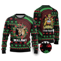 Malawi Christmas Ugly Christmas Sweater Thompson Gazelle - African Pattern - Wonder Print Shop
