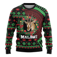 Malawi Christmas Ugly Christmas Sweater Thompson Gazelle - African Pattern - Wonder Print Shop
