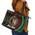Malawi Christmas Leather Tote Bag Thompson Gazelle - African Pattern - Wonder Print Shop