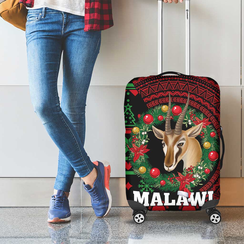 Malawi Christmas Luggage Cover Thompson Gazelle - African Pattern - Wonder Print Shop