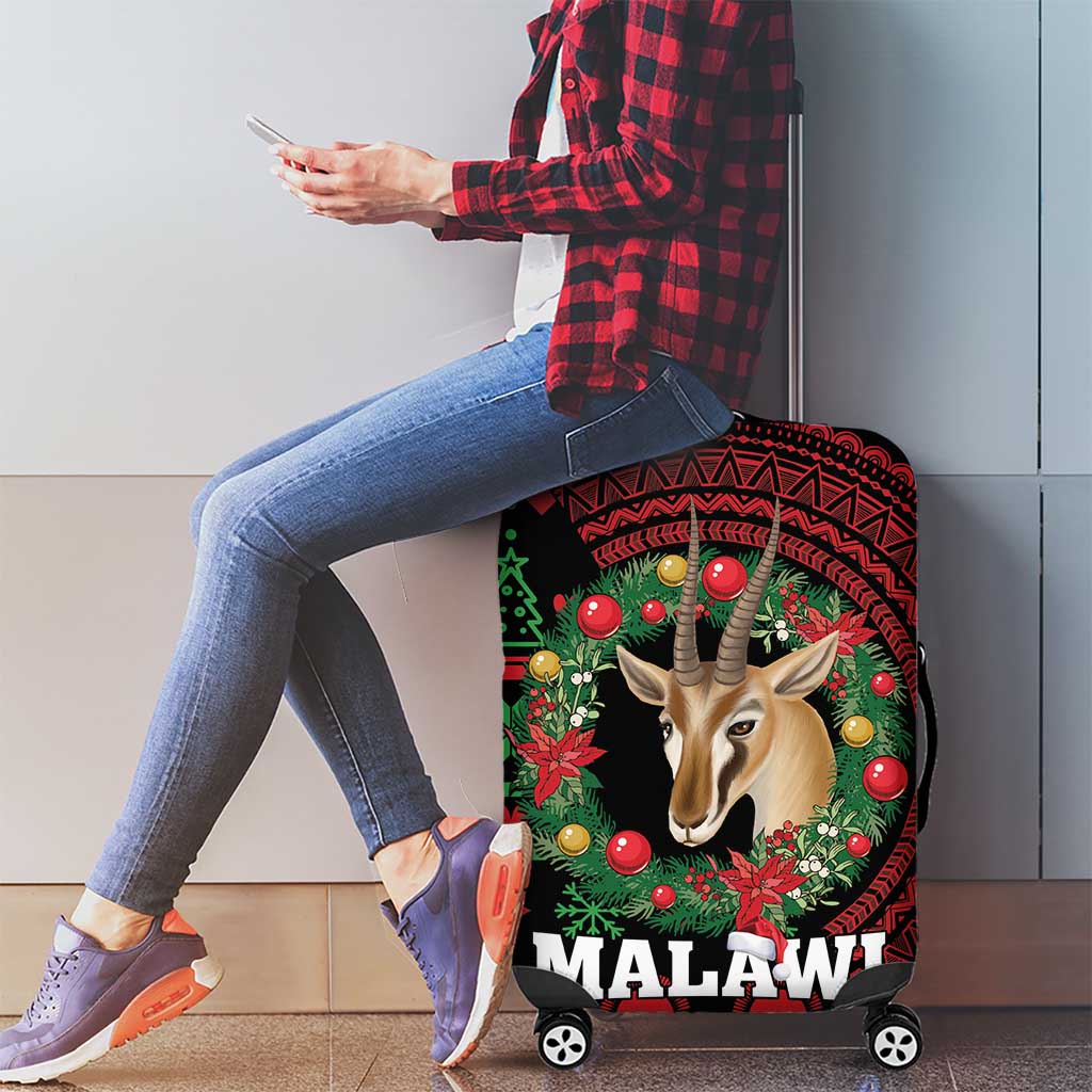 Malawi Christmas Luggage Cover Thompson Gazelle - African Pattern - Wonder Print Shop