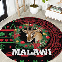 Malawi Christmas Round Carpet Thompson Gazelle - African Pattern