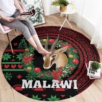 Malawi Christmas Round Carpet Thompson Gazelle - African Pattern