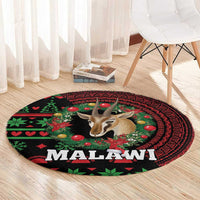 Malawi Christmas Round Carpet Thompson Gazelle - African Pattern