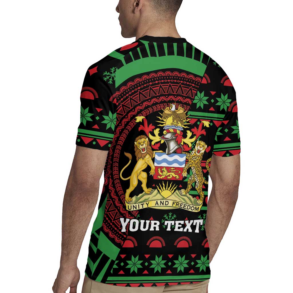 Personalized Malawi Christmas Rugby Jersey Thompson Gazelle - African Pattern - Wonder Print Shop