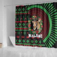 Malawi Christmas Shower Curtain Thompson Gazelle - African Pattern