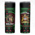 Personalized Malawi Christmas Skinny Tumbler Thompson Gazelle - African Pattern - Wonder Print Shop