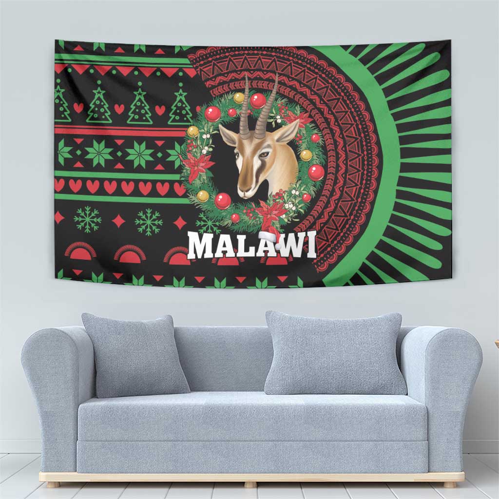 Malawi Christmas Tapestry Thompson Gazelle - African Pattern - Wonder Print Shop
