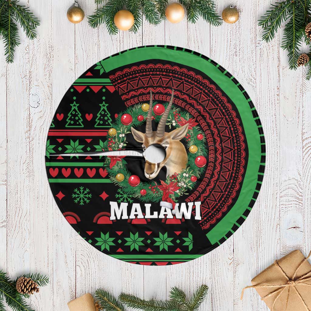 Malawi Christmas Tree Skirt Thompson Gazelle - African Pattern - Wonder Print Shop