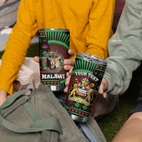 Personalized Malawi Christmas Tumbler Cup Thompson Gazelle - African Pattern - Wonder Print Shop
