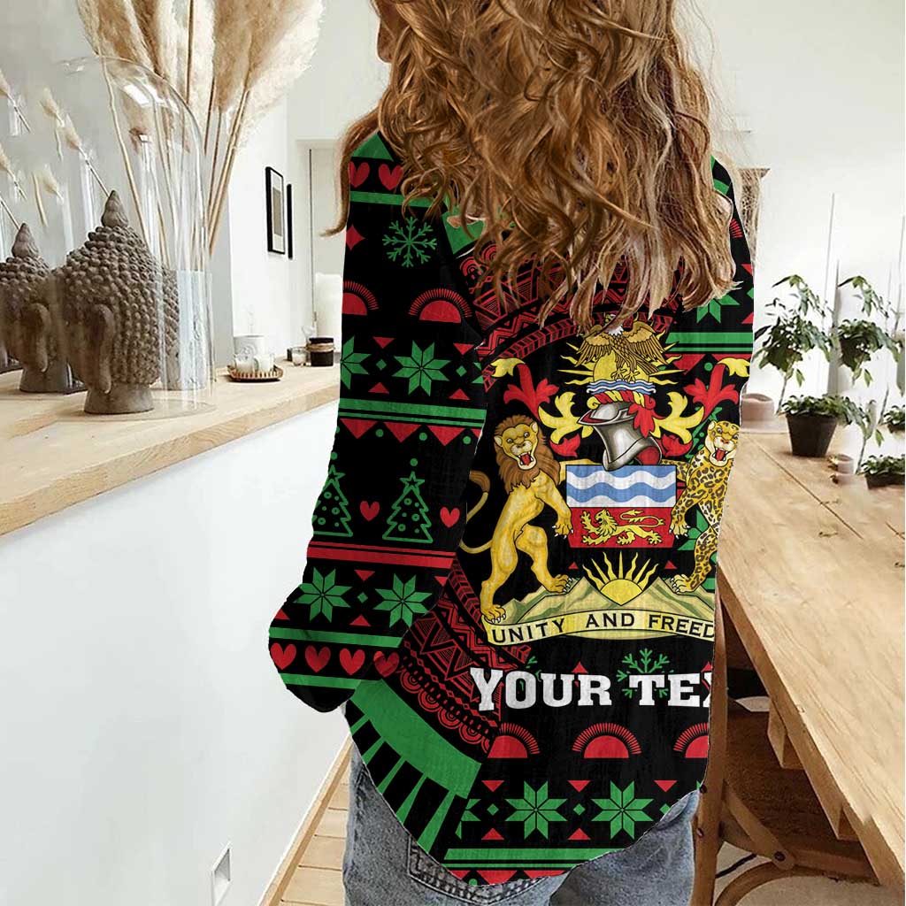 Personalized Malawi Christmas Women Casual Shirt Thompson Gazelle - African Pattern - Wonder Print Shop