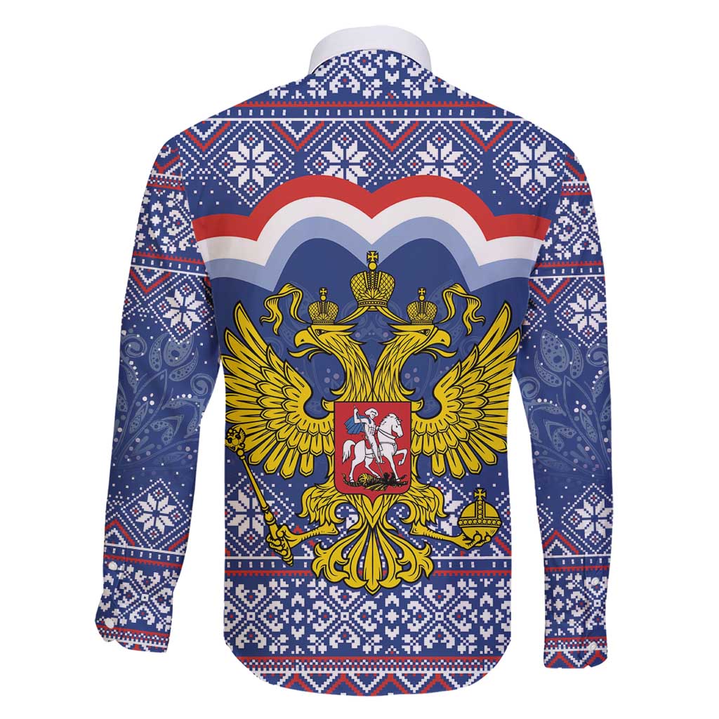 Russia Christmas Family Matching Short Sleeve Bodycon Dress and Hawaiian Shirt Santa Matryoshka Doll - Wonder Print Shop