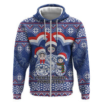 Russia Christmas Hoodie Santa Matryoshka Doll - Wonder Print Shop