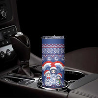 Russia Christmas Skinny Tumbler Santa Matryoshka Doll - Wonder Print Shop