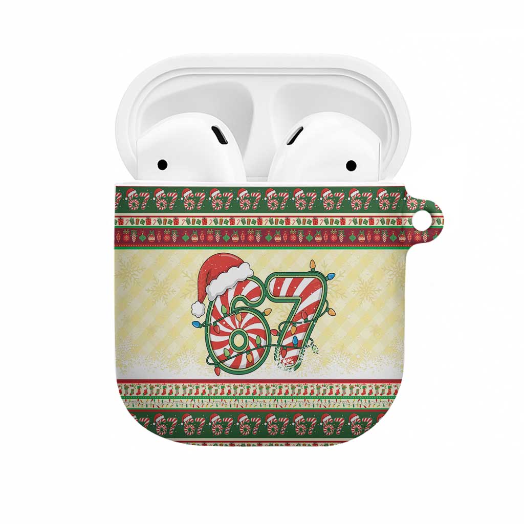 67 Six Seven Funny Meme Christmas AirPods Case Funny Xmas - Wonder Print Shop