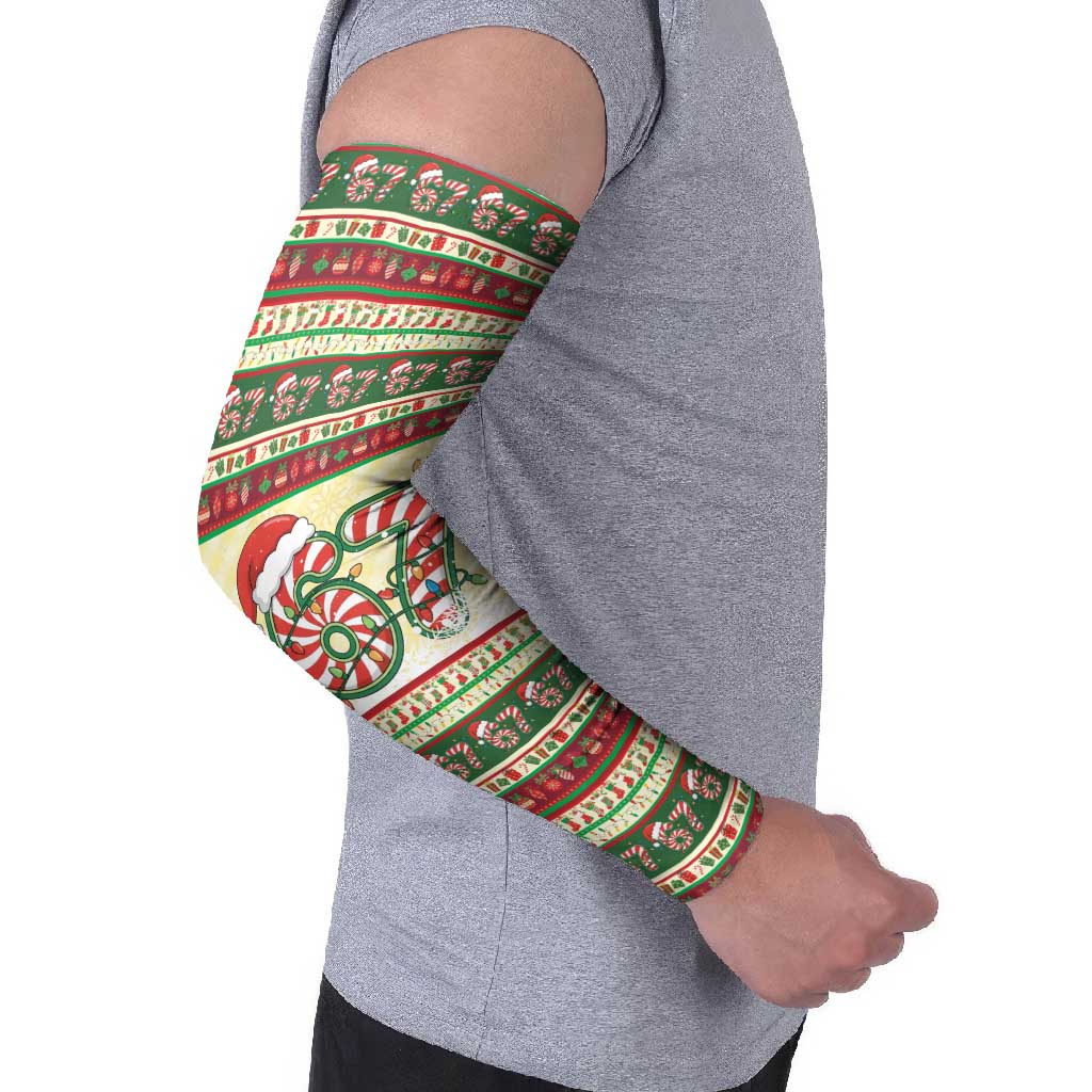 67 Six Seven Funny Meme Christmas Arm Sleeves Funny Xmas - Wonder Print Shop