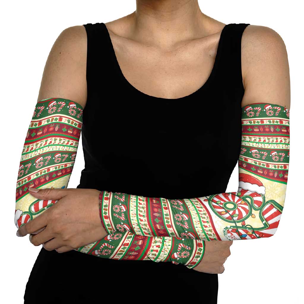 67 Six Seven Funny Meme Christmas Arm Sleeves Funny Xmas - Wonder Print Shop