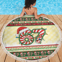 67 Six Seven Funny Meme Christmas Beach Blanket Funny Xmas - Wonder Print Shop