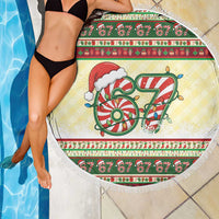 67 Six Seven Funny Meme Christmas Beach Blanket Funny Xmas - Wonder Print Shop