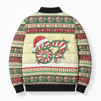 67 Six Seven Funny Meme Christmas Bomber Puffer Jacket Funny Xmas - Wonder Print Shop