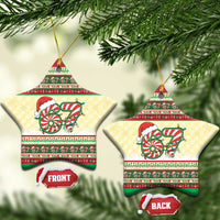 67 Six Seven Funny Meme Christmas Ceramic Ornament Funny Xmas - Wonder Print Shop