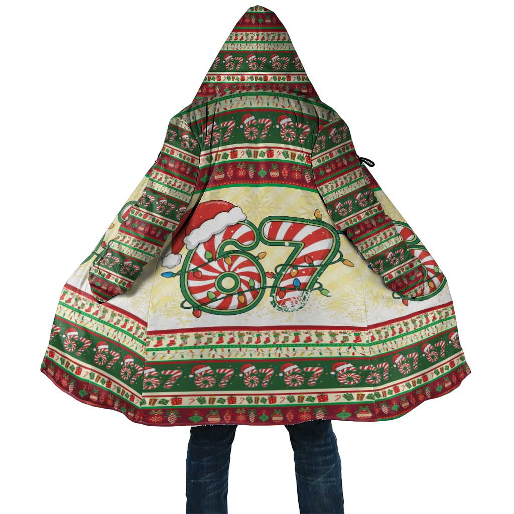 67 Six Seven Funny Meme Christmas Cloak Funny Xmas - Wonder Print Shop