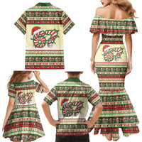 67 Six Seven Funny Meme Christmas Family Matching Mermaid Dress and Hawaiian Shirt Funny Xmas - Wonder Print Shop