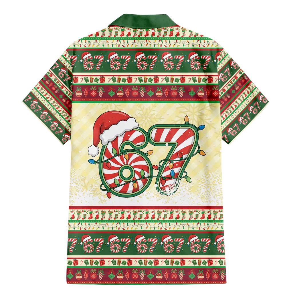 67 Six Seven Funny Meme Christmas Family Matching Mermaid Dress and Hawaiian Shirt Funny Xmas - Wonder Print Shop