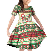 67 Six Seven Funny Meme Christmas Family Matching Off Shoulder Short Dress and Hawaiian Shirt Funny Xmas - Wonder Print Shop