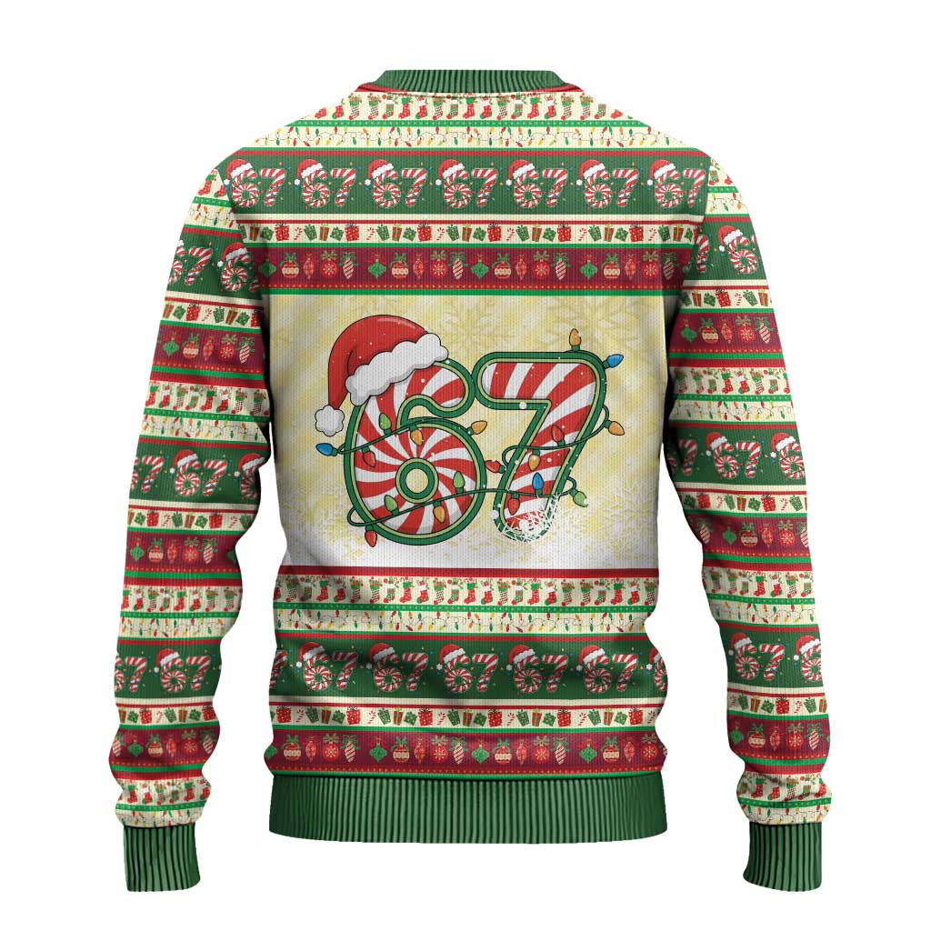 67 Six Seven Funny Meme Christmas Ugly Christmas Sweater Funny Xmas - Wonder Print Shop