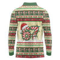 67 Six Seven Funny Meme Christmas Long Sleeve Polo Shirt Funny Xmas - Wonder Print Shop