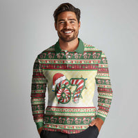 67 Six Seven Funny Meme Christmas Long Sleeve Polo Shirt Funny Xmas - Wonder Print Shop