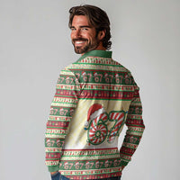 67 Six Seven Funny Meme Christmas Long Sleeve Polo Shirt Funny Xmas - Wonder Print Shop